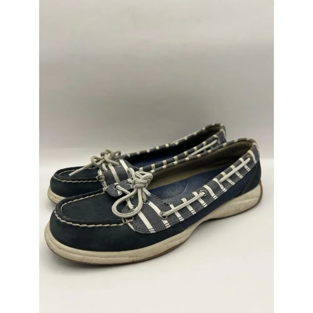Sperry Angelfish Blue Boat Shoes Women Size 7.5